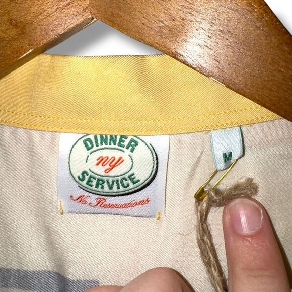 Kota The Friend x DSNY Protea Bowling Top in Yellow Men’s Sz M - Picture 2 of 7